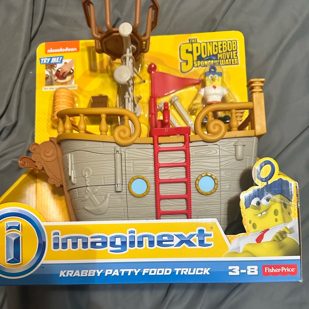 Fisher-Price Imaginext SpongeBob SquarePants Krabby Patty Food Truck